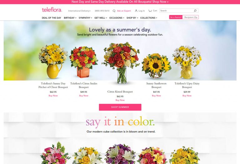 Teleflora screenshot