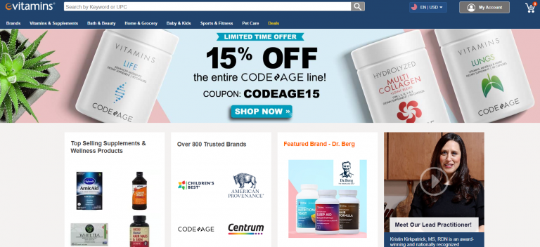 Evitamins screenshot