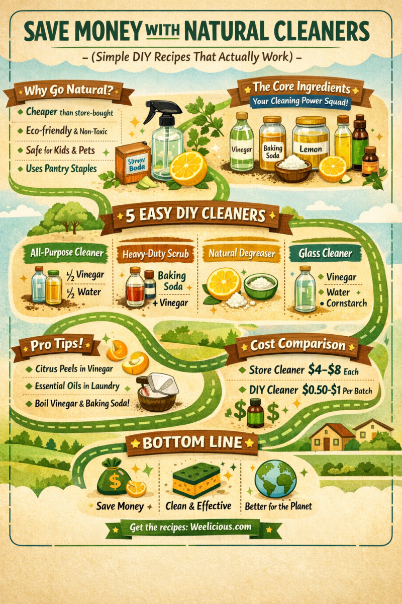 Natural Cleaners Infographic